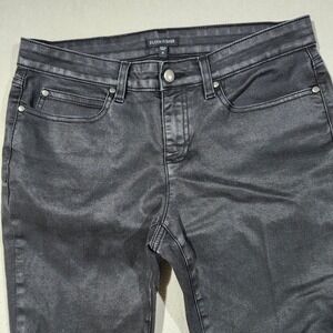Eileen Fisher Womens Size 10 Washable‎ Stretch Denim Skinny Leg Jeans Black